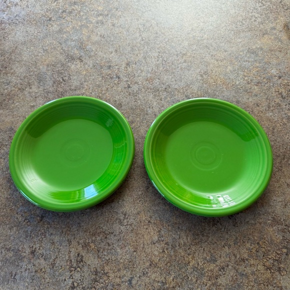 Fiestaware Other - Lot of 2 FiestaWare Green 7 1/2” Salad/Dessert Plate Homer Laughlin China Co